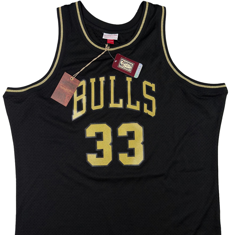 Mitchell & Ness Scottie Pippen Swingman Jersey Chicago Bulls 1997-98 Black 2XLT